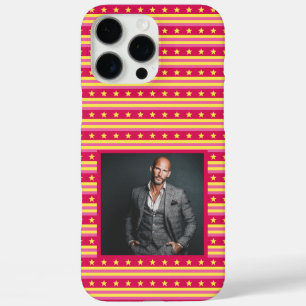 Coques iPhone 16 Pro Max Cadeaux de douche de mariage uniques à motif rayé 