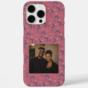 Coques iPhone 16 Pro Max Cadeaux élégants pour femmes Motif Memphis