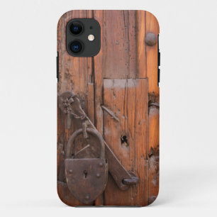 Coques Pour iPhone Cadenas sur une porte en bois