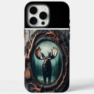 Coques iPhone 16 Pro Max Cadre Bull Moose Antler