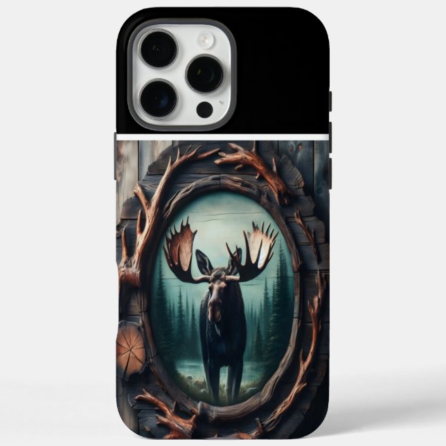 Coques Case-Mate iPhone Cadre Bull Moose Antler (Verso)
