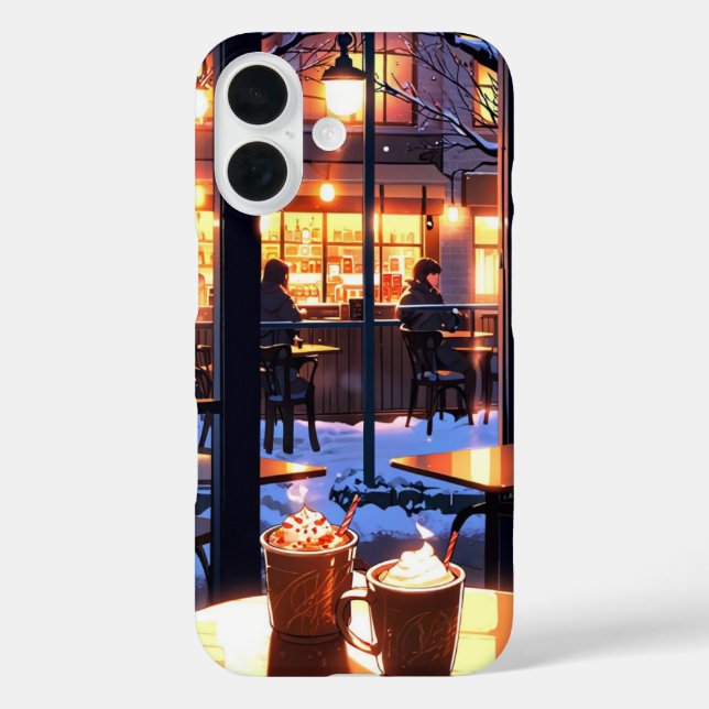 Coques Case-Mate iPhone Café d'hiver Vibes (Verso)