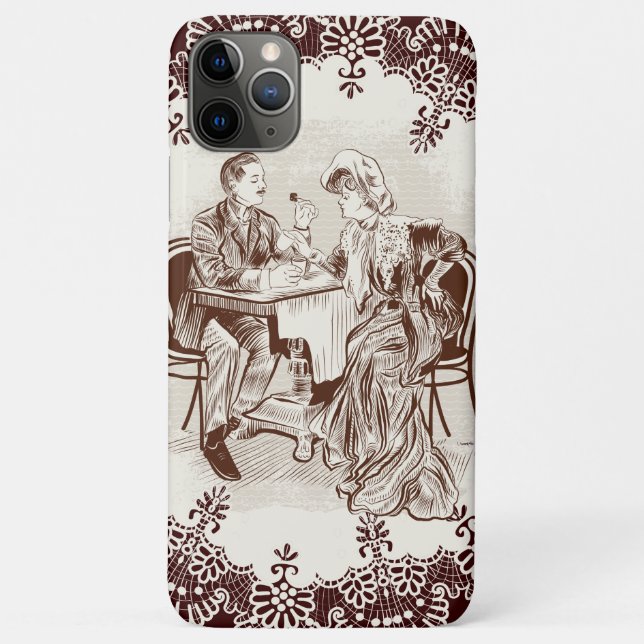 Coques Case-Mate iPhone café et amour (Dos)