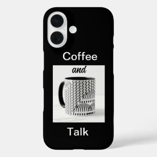 Coques iPhone 16 Café Et Parler Noir