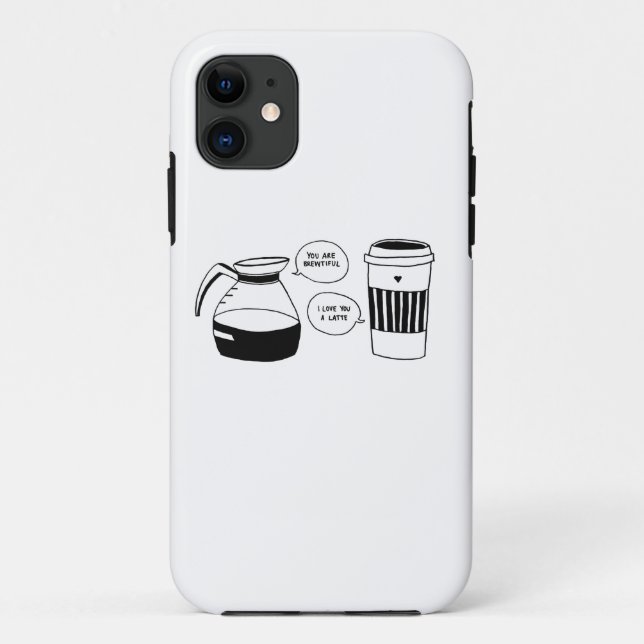 Coques Case-Mate iPhone Café Latte Valentine's Love (Dos)