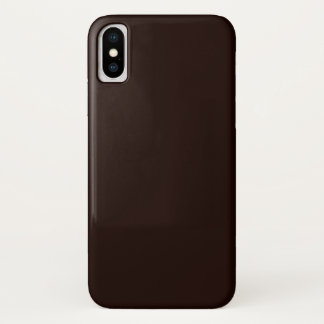 Coque Pour iPhone XS Café noir