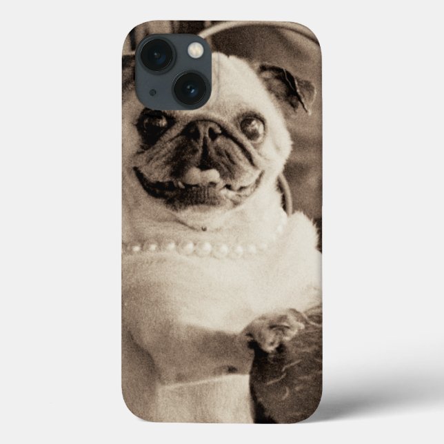 Coques Case-Mate iPhone Cafe pug (Verso)