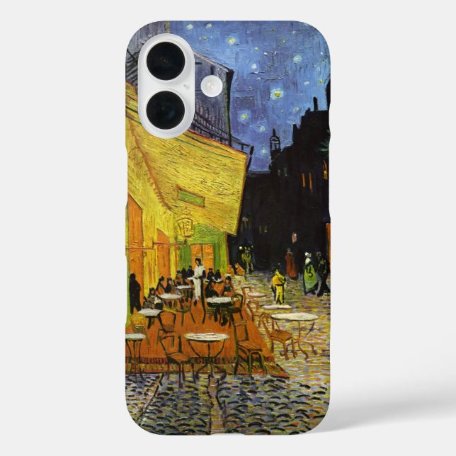 Coques Case-Mate iPhone Café Terrasse à Night Van Gogh (Verso)