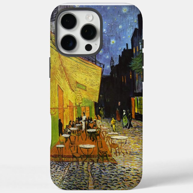 Coques Case-Mate iPhone Café Terrasse à Night Van Gogh (Verso)