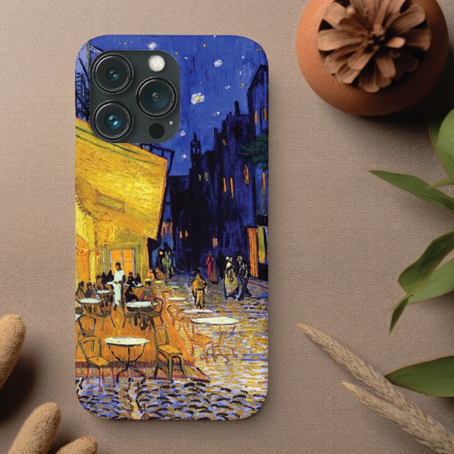 Coques Case-Mate iPhone Café Terrasse à Night Vincent van Gogh (Créateur téléchargé)