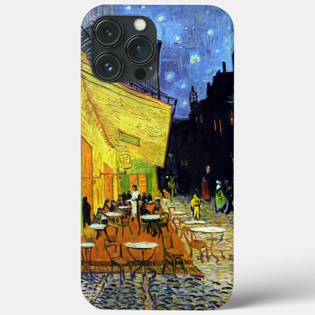 Coques Case-Mate iPhone Café Terrasse en soirée par Van Gogh Art (Verso)