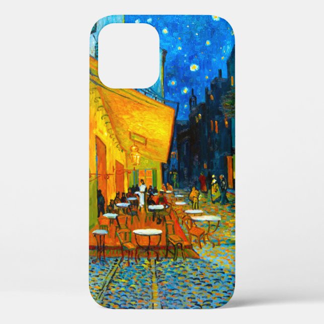 Coques Case-Mate iPhone Café Van Gogh Terrasse en soirée (Verso)