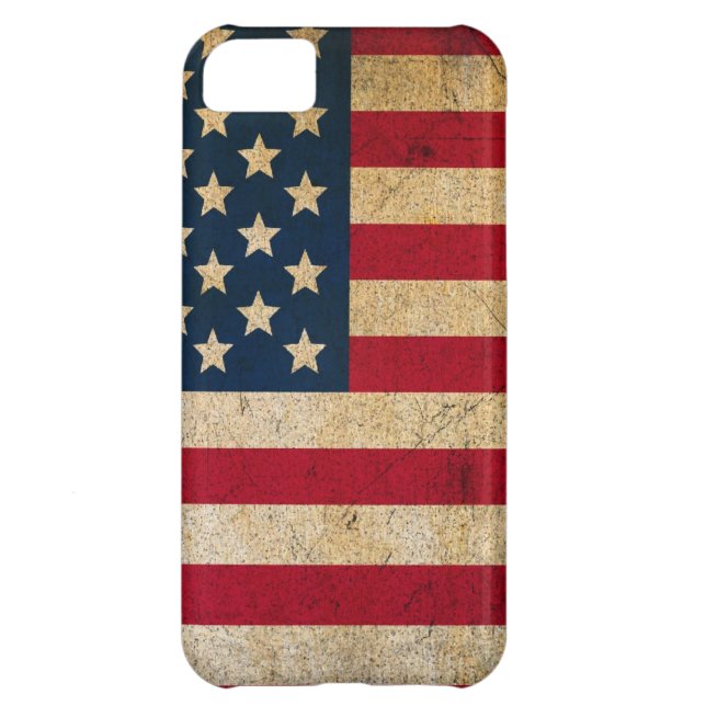 Coques Case-Mate iPhone Caisse affligée de drapeau américain (Dos)