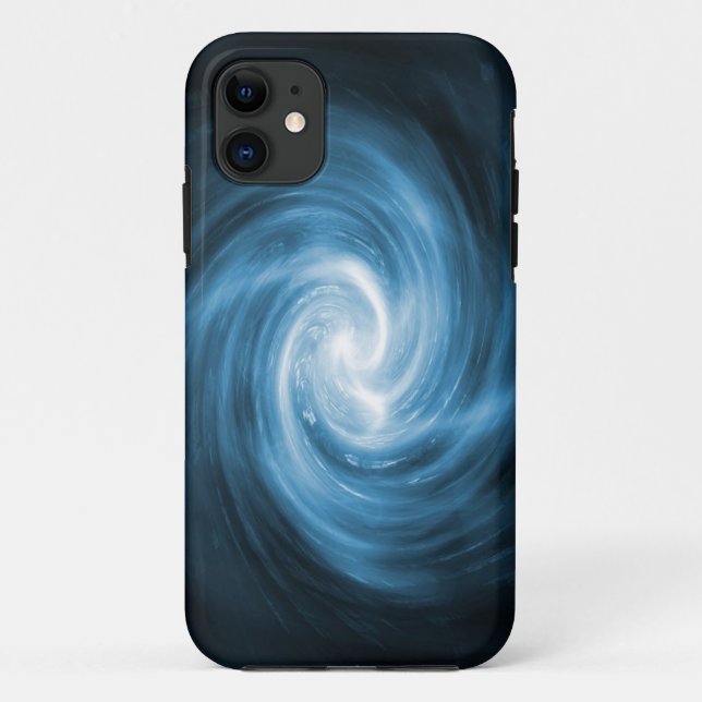 Coques Case-Mate iPhone Caisse bleue abstraite de l'iPhone 5 de remous (Dos)