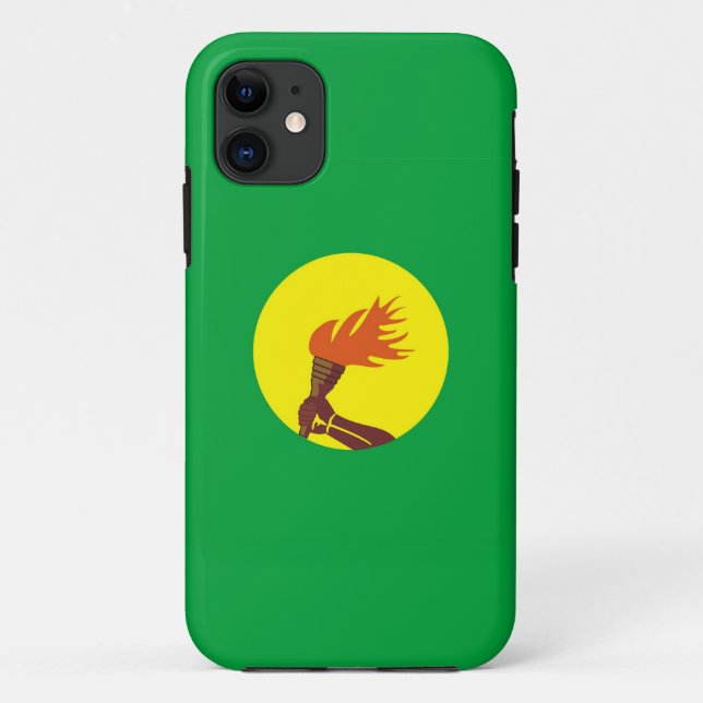 Coques Case-Mate iPhone caisse de drapeau de pays du Zaïre Congo (Dos)