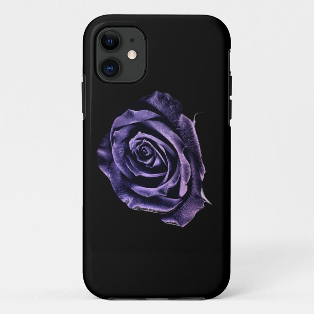 Coques Case-Mate iPhone caisse d'iPod de rose de pourpre (Dos)