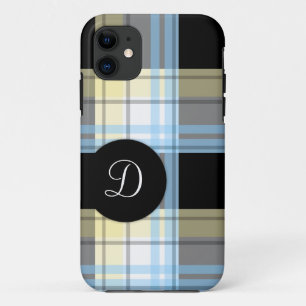 Coque Case-Mate Pour iPhone Caisse noire jaune bleue de l'iPhone 5 de