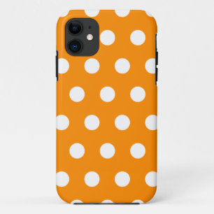 Coques Pour iPhone Caisse orange de l'iPhone 5 de point de polka