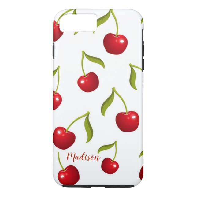 Coques Case-Mate iPhone Caisse personnalisée de téléphone de cerise (Dos)