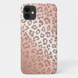 Coques Pour iPhone Caisse rose de parties scintillantes d'empreinte