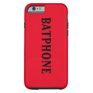 Coque Tough iPhone 6 Caisse rouge de Batphone pour iphone6