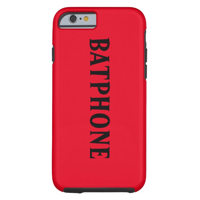 Coques Case-Mate iPhone Caisse rouge de Batphone pour iphone6 (Dos)