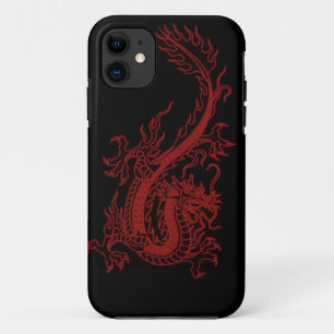 Coque Case-Mate Pour iPhone Caisse rouge de l'iPhone 5 de Glaurung de dragon