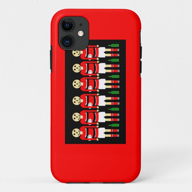 COQUES Case-Mate iPhone "CAISSE ROUGE DE TÉLÉPHONE DE RUGBY " (Dos)