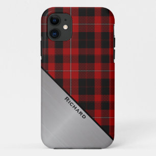 Case-Mate iPhone Case Caisse rouge et noire faite sur commande de