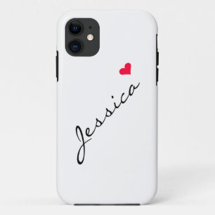 Coques Pour iPhone Caisse rouge personnalisable du coeur iPhone5