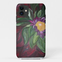 Caisse saisissante de fleur pour le smartphone,