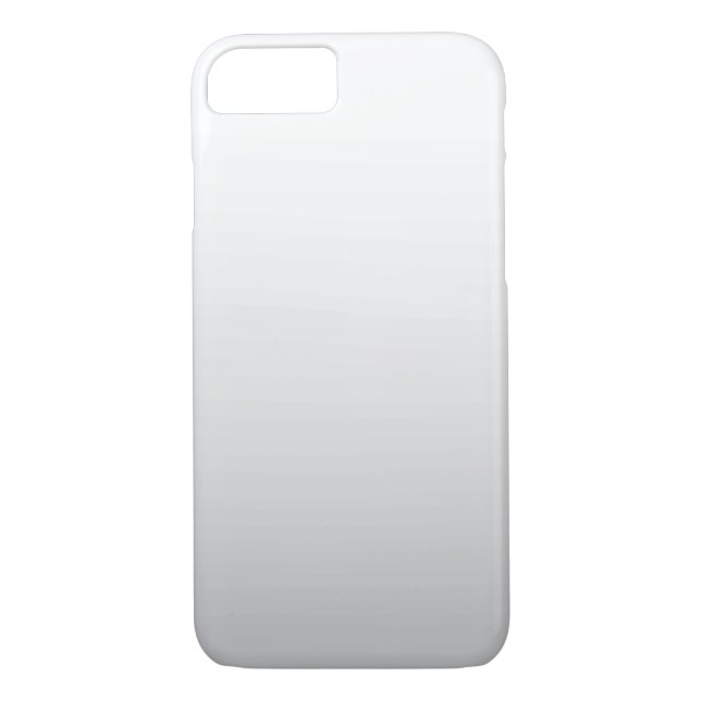 Coques Case-Mate iPhone Caisse simple grise blanche simple de l'iPhone 7 (Dos)