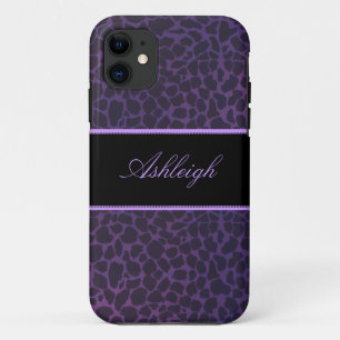 Coques Pour iPhone Caisses pourpres de l'iPhone 5s d'identification