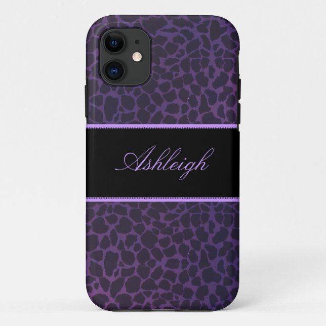 Coques Case-Mate iPhone Caisses pourpres de l'iPhone 5s d'identification (Dos)