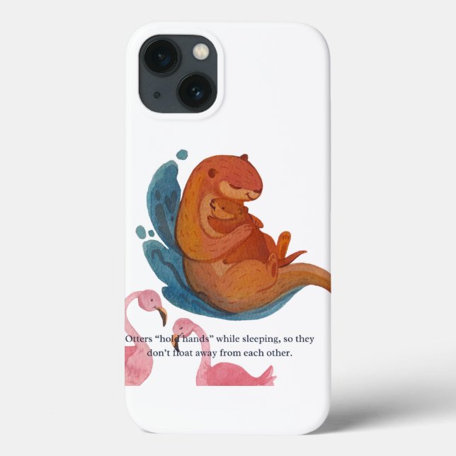 Coques Case-Mate iPhone caissons pour amoureux de la loutre (Verso)