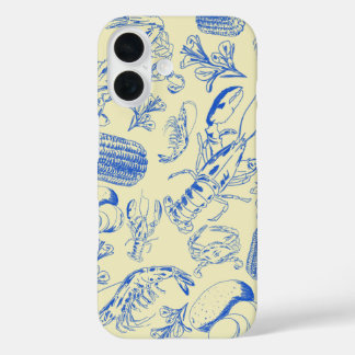 Coques iPhone 16 Cajun Seafood Boil - Southern Coastal Food Art
