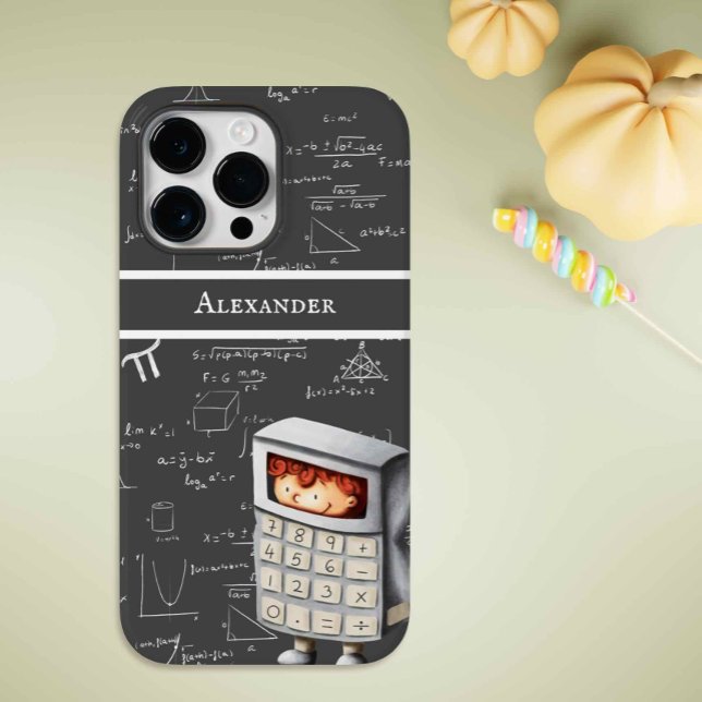 Coques Case-Mate iPhone Calcul de formules mathématiques manuscrites blanc (Créateur téléchargé)