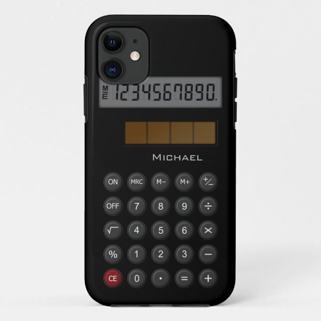 Coques Case-Mate iPhone Calculatrice de la vieille école (Dos)