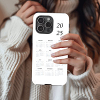 Calendrier Pastel Mint 2025 personnalisé