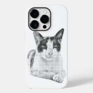 Coque Pour iPhone 14 Pro Calicot Rétro Demi-Teinte