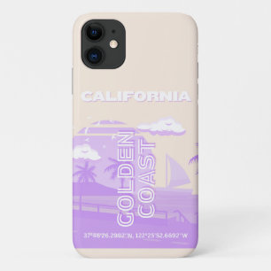 Case-Mate iPhone Case Californie, Côte d'Or, Art du voyage, Preppy
