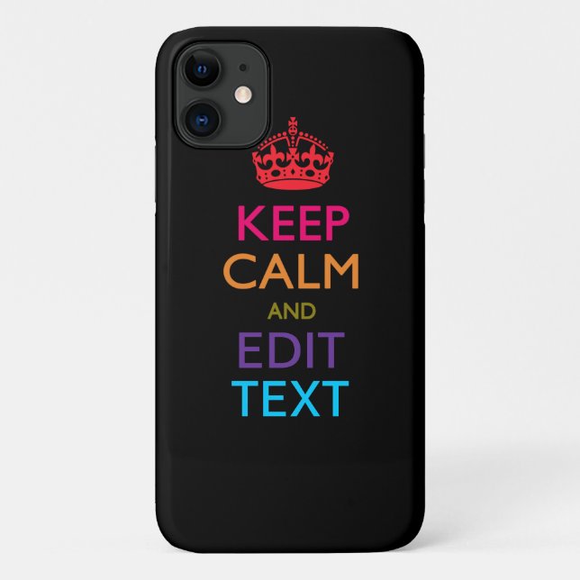 Coques Case-Mate iPhone CALME DE CONSERVATION PERSONNALISÉ ET Éditer le te (Dos)