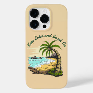 Coque Pour iPhone 14 Pro Calme et plage