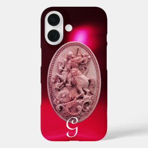 COQUES iPhone 16 CAMEO ANTIQUE / MONOGRAMME SAINT GEORGE ET DRAGON