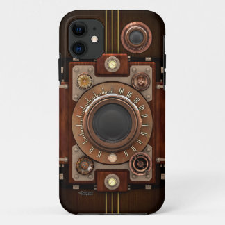 Coques Pour iPhone Caméra Steampunk Vintage #1B