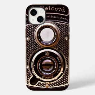 Coque Pour iPhone 14 Plus caméra vintage rolleicord art déco