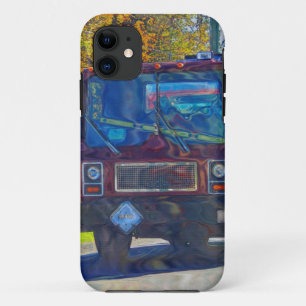 Case-Mate iPhone Case Camion-citerne aspirateur rouge pour des
