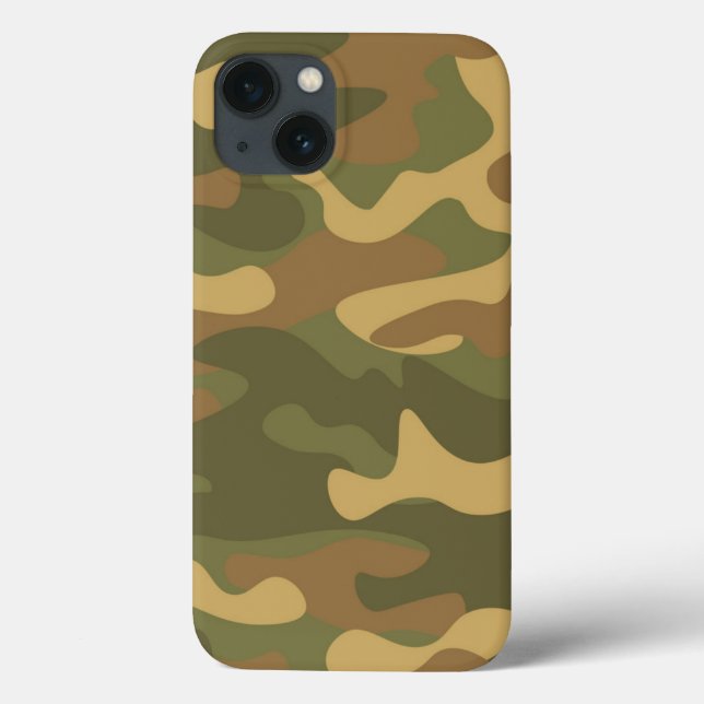 Coques Case-Mate iPhone Camion vert Brown de sable (Verso)