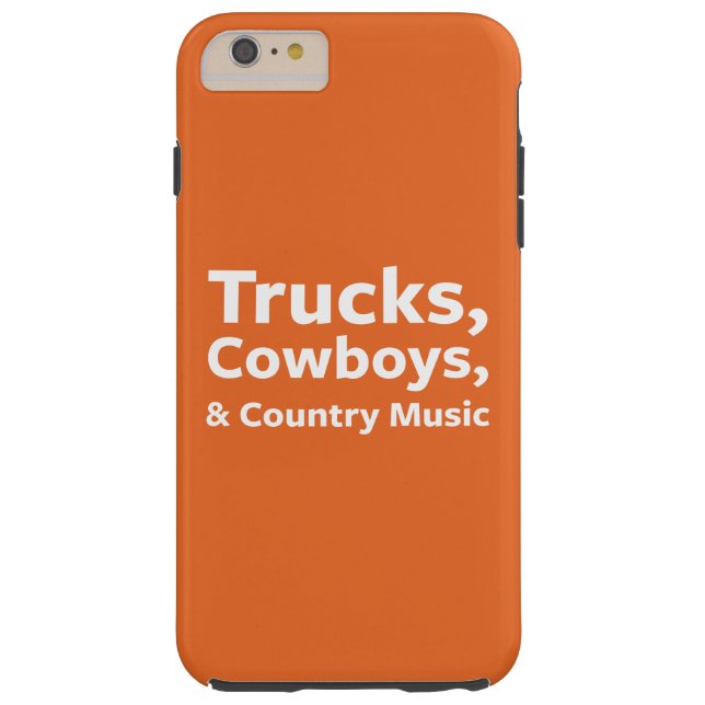 Coques Case-Mate iPhone Camions, cowboys et musique country (Dos)