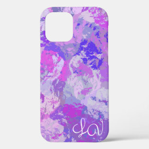 Case-Mate iPhone Case Camo Abstrait tendance rose violet bleu coeur